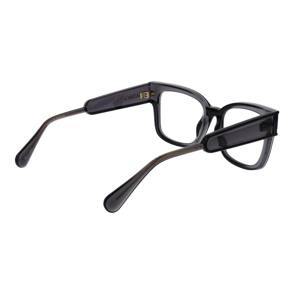 Eyeglasses Frames by Max & Co for women in stainless steel black features an refined silhouette, showcasing the refined black coloured frame and sophisticated full-frame frame design.