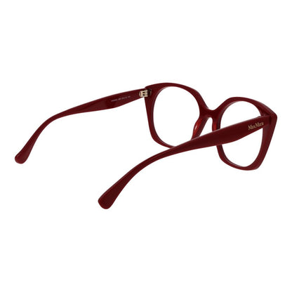 Max Mara Women's Full-Rim Round Plastic Eyeglasses Frames - Red