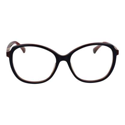 Eyeglasses Frames by Max Mara for women in plastic blue features a refined silhouette, showcasing a refined blue coloured frame and full-frame frame design for a sophisticated, premium look.
