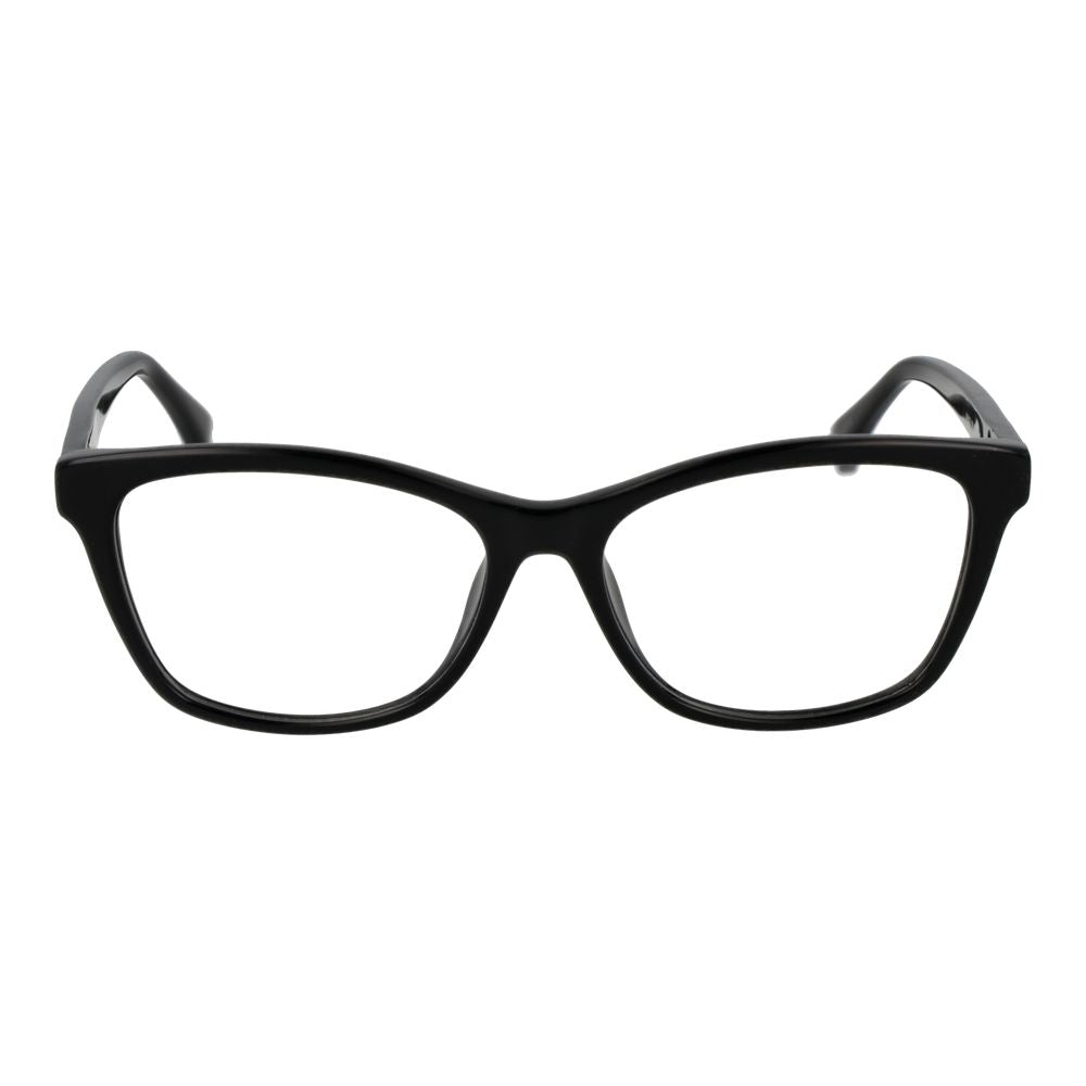 Eyeglasses Frames by Max Mara for women in black features an refined silhouette, showcasing a sophisticated black coloured frame and refined full-frame frame design for a refined look.