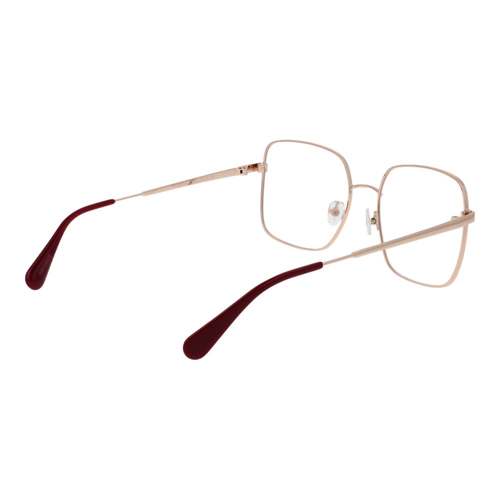 Eyeglasses Frames by Max & Co for women in metal gold features an refined silhouette, showcasing the refined gold coloured frame and sophisticated full-frame frame design.