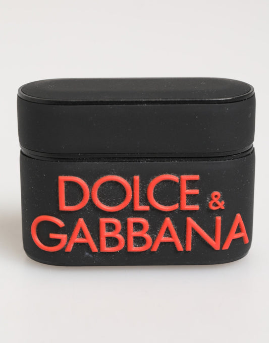 Earbuds Carrying Case by Dolce & Gabbana for unisex in polyester black & orange presents a avant-garde silhouette, showcasing the avant-garde design of this TU Polycarbonate PVC Polyurethane & Rubber Earbuds Carrying Case with a avant-garde finish.