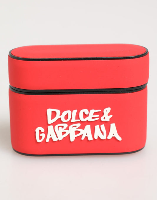 Earbuds Carrying Case by Dolce & Gabbana for unisex in cotton red features a refined TU Polycarbonate & PVC Earbuds Carrying Case design with a refined finish.