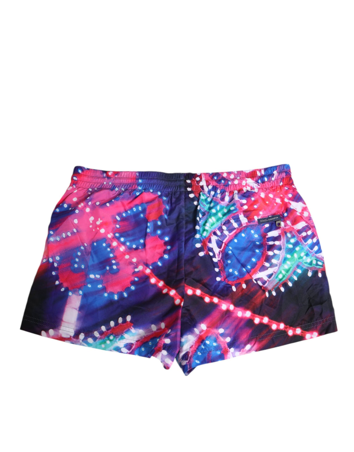 Dolce & Gabbana Men's Polyester Swim Shorts - Multicolor Print