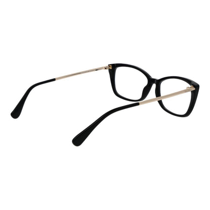 Eyeglasses Frames by Max Mara for women in plastic black features a refined silhouette, showcasing a refined black coloured frame and full-frame frame design for a sophisticated, premium look.