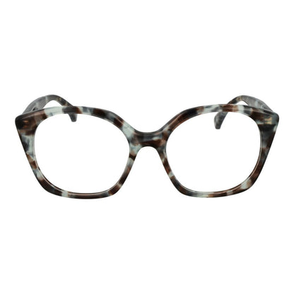 Eyeglasses Frames by Max Mara for women in acetate brown features an refined silhouette, showcasing a sophisticated brown coloured frame and refined full-frame frame design for a refined look.