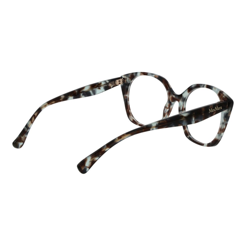 Eyeglasses Frames by Max Mara for women in brown features an refined silhouette, showcasing the refined brown coloured frame and sophisticated full-frame frame design.