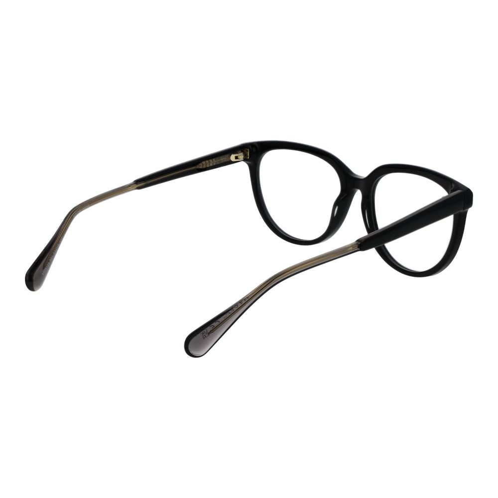 Eyeglasses Frames by Max & Co for women in acetate black features an refined silhouette, showcasing a sophisticated black coloured frame and refined full-frame frame design for a refined look.
