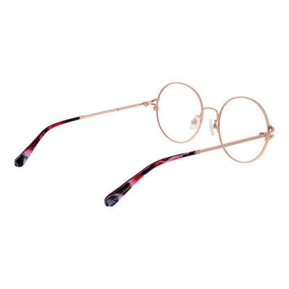 Eyeglasses Frames by Christian Lacroix for women in rose-gold showcases a refined full-frame frame design with a refined rose-gold coloured frame finish for a refined and sophisticated look.