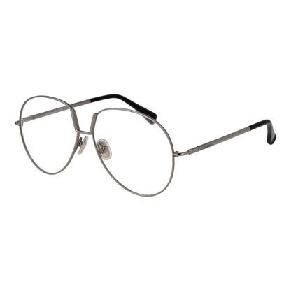 Eyeglasses Frames by Max Mara for women in metal silver features an refined silhouette, showcasing the refined silver coloured frame and sophisticated full-frame frame design.