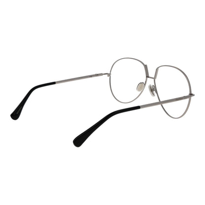Eyeglasses Frames by Max Mara for women in metal and silver showcases a refined silhouette, detailed with a silver coloured frame finish and a sophisticated full-frame frame design.