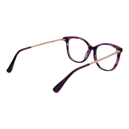 Eyeglasses Frames by Max Mara for women in acetate and purple showcases a refined silhouette, detailed with a purple coloured frame finish and a sophisticated full-frame frame design.