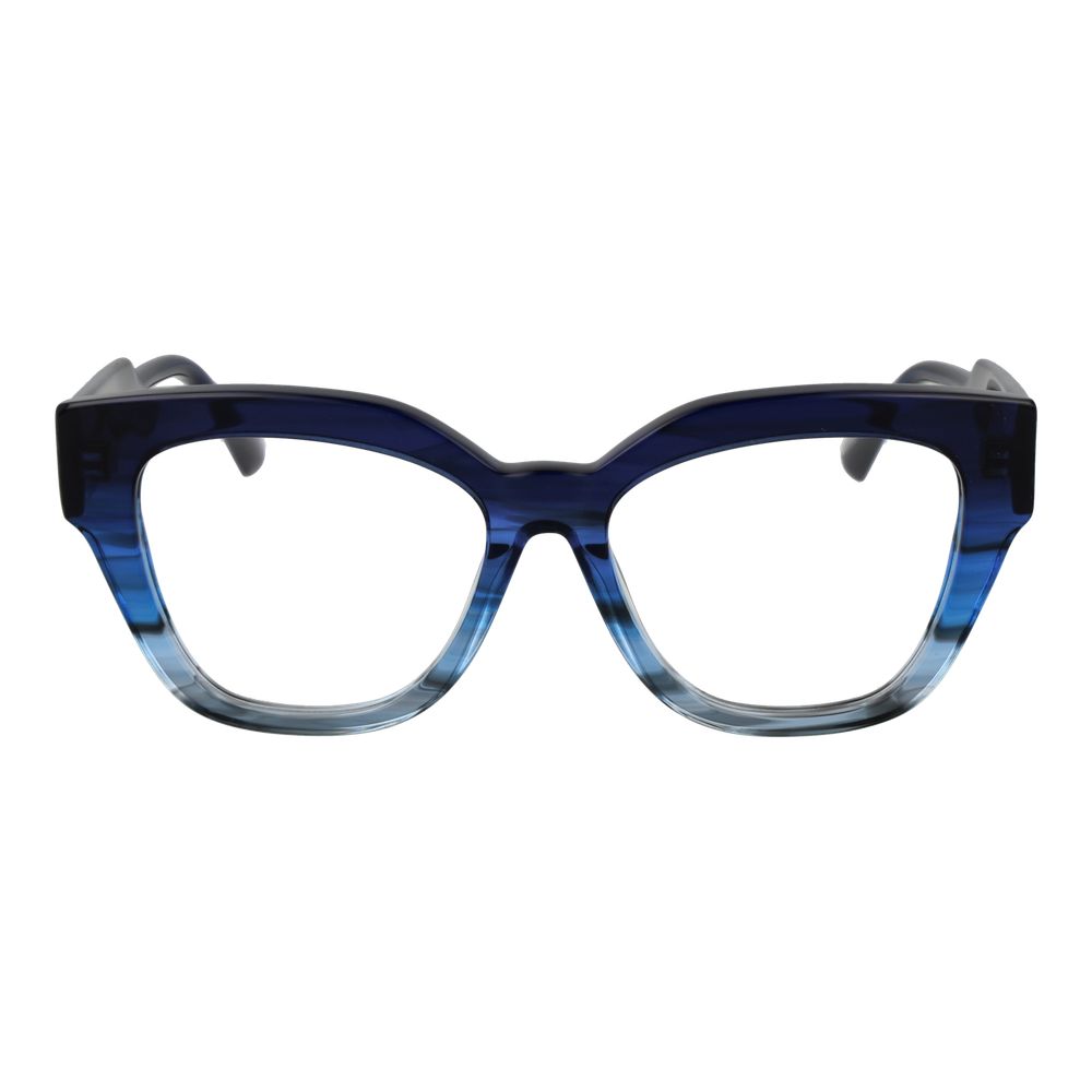 Eyeglasses Frames by Max & Co for women in blue features an refined silhouette, showcasing the refined blue coloured frame and sophisticated full-frame frame design.