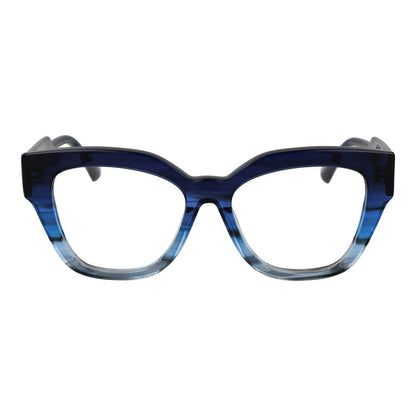 Eyeglasses Frames by Max & Co for women in blue features an refined silhouette, showcasing the refined blue coloured frame and sophisticated full-frame frame design.