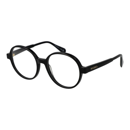 Eyeglasses Frames by Max & Co for women in black features an refined silhouette, showcasing a sophisticated black coloured frame and refined full-frame frame design for a refined look.