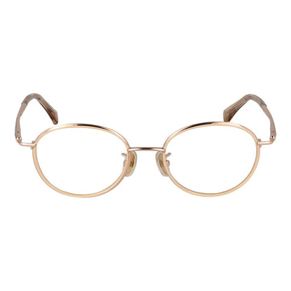 Eyeglasses Frames by Max Mara for women in metal and rose-gold showcases an refined full-frame frame design featuring a sophisticated rose-gold coloured frame for an refined and refined aesthetic.
