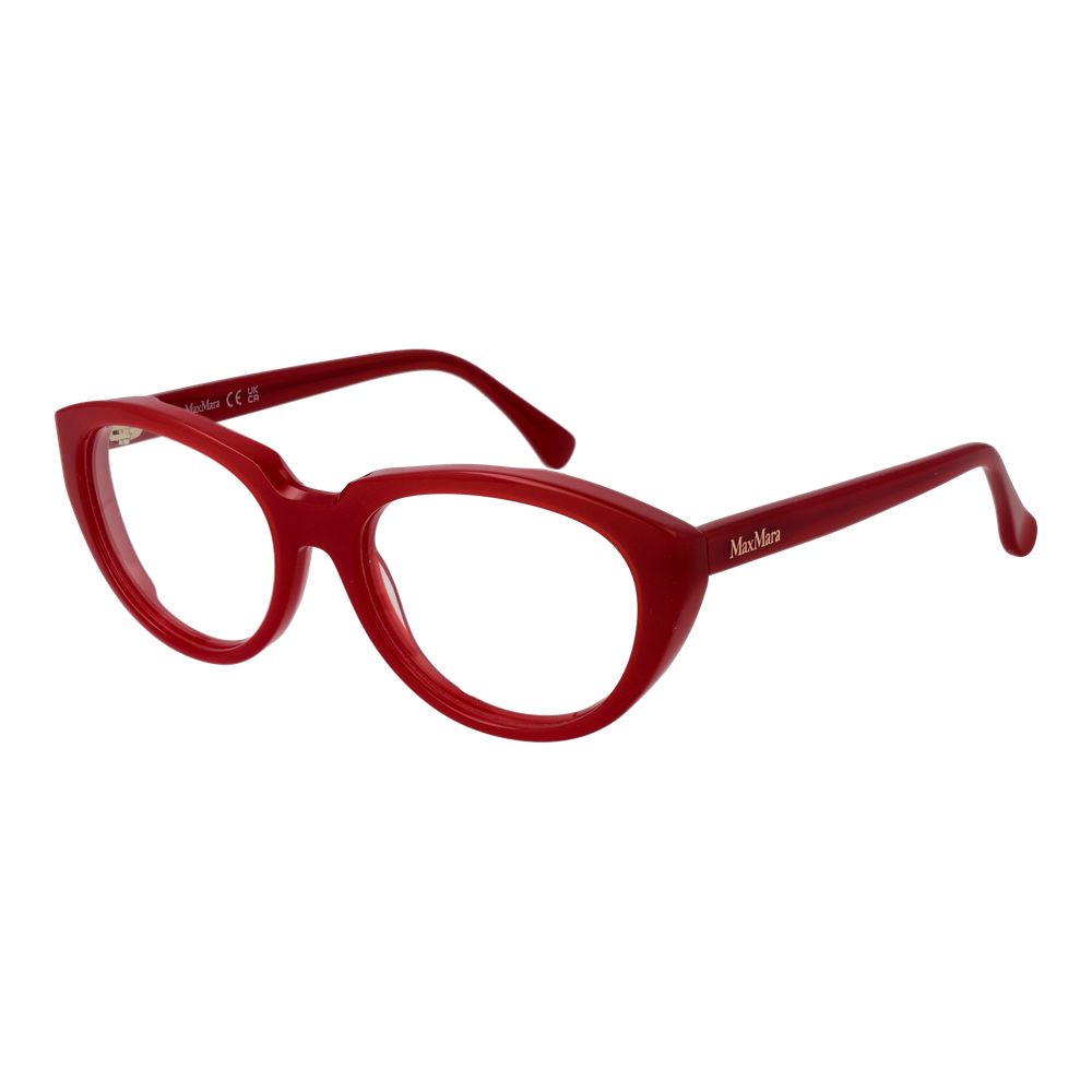 Max Mara Women's Full-Rim Cat-Eye Acetate Eyeglasses Frames - Red