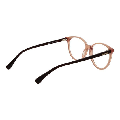Eyeglasses Frames by Max Mara for women in acetate brown features an refined silhouette, showcasing the refined brown coloured frame and sophisticated full-frame frame design.