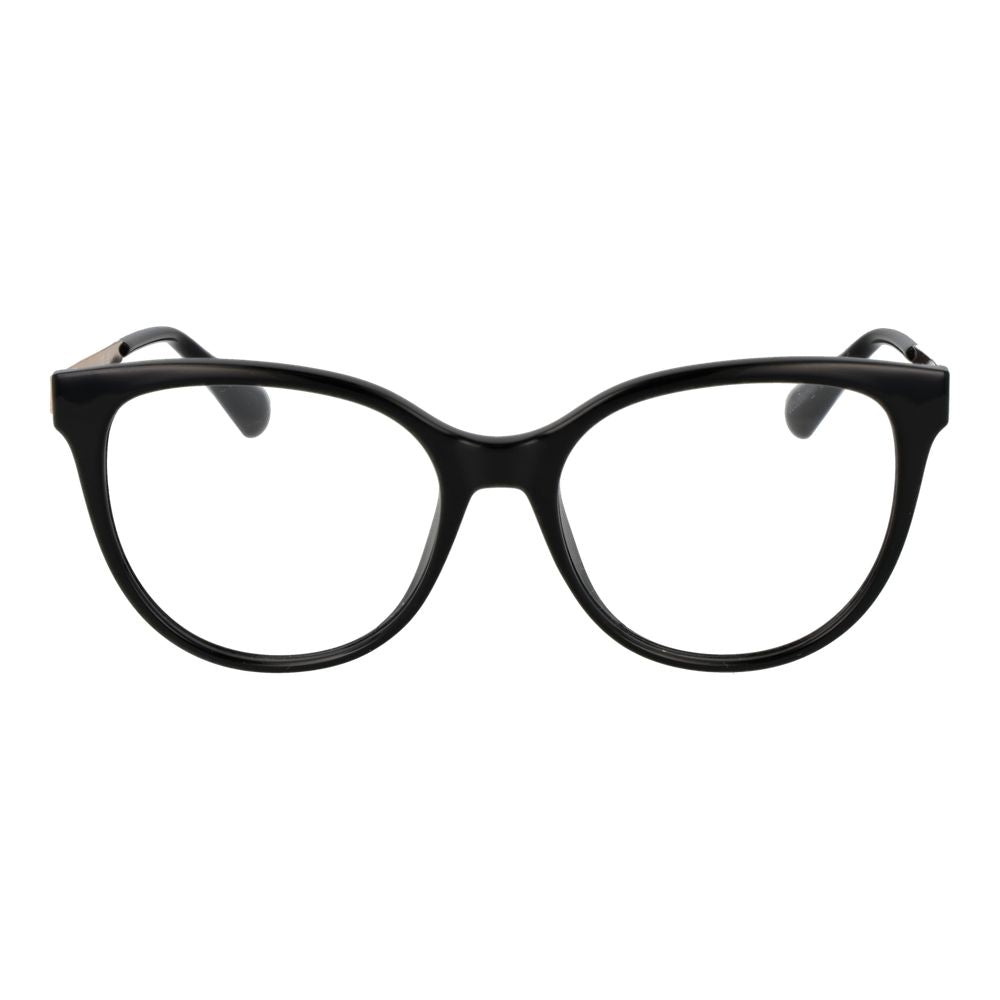 Eyeglasses Frames by Max & Co for women in plastic black showcases a refined full-frame frame design with a refined black coloured frame finish for a refined and sophisticated look.