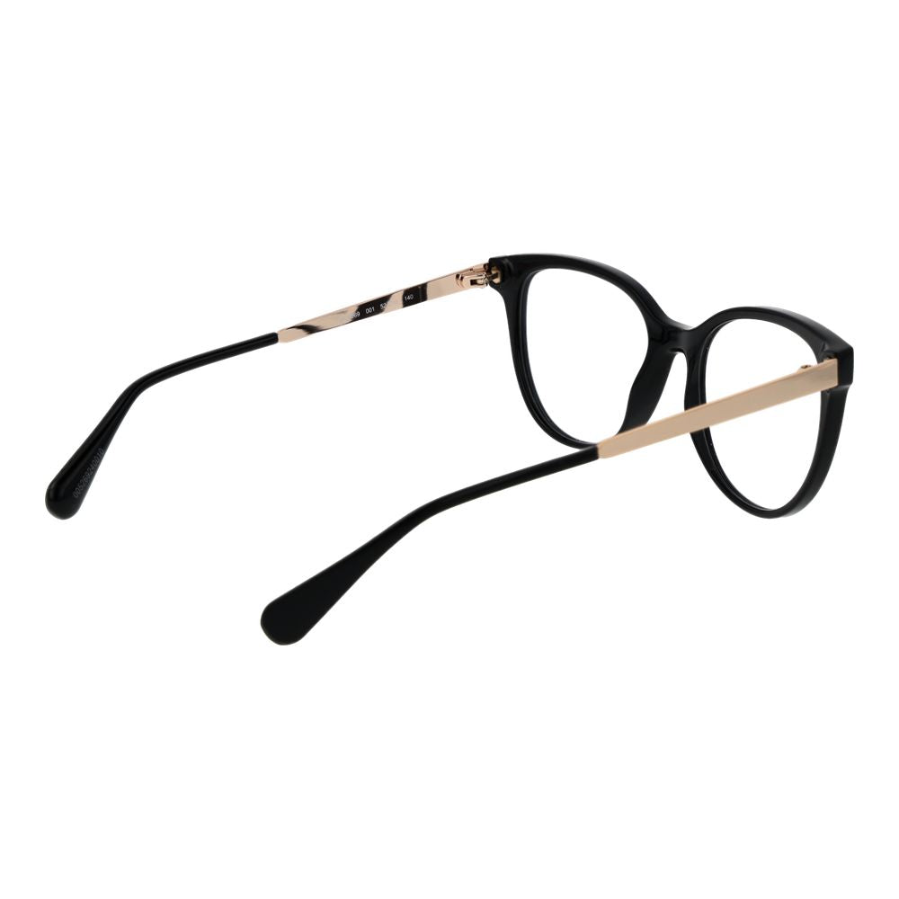Eyeglasses Frames by Max & Co for women in plastic black features an refined silhouette, showcasing the refined black coloured frame and sophisticated full-frame frame design.
