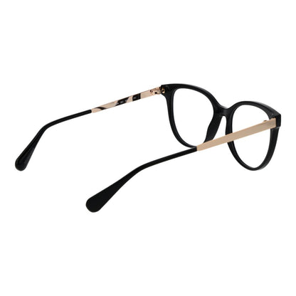 Eyeglasses Frames by Max & Co for women in plastic black features an refined silhouette, showcasing the refined black coloured frame and sophisticated full-frame frame design.