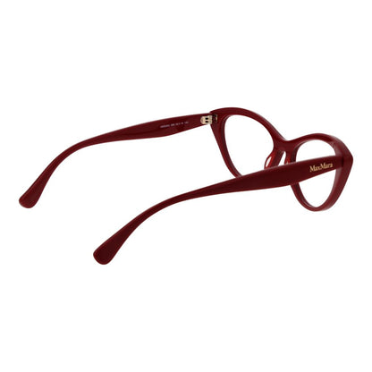 Eyeglasses Frames by Max Mara for women in multicolor & red showcases a reflective silhouette, artfully incorporating a sophisticated multicolor coloured frame with a distinct full-frame frame design.