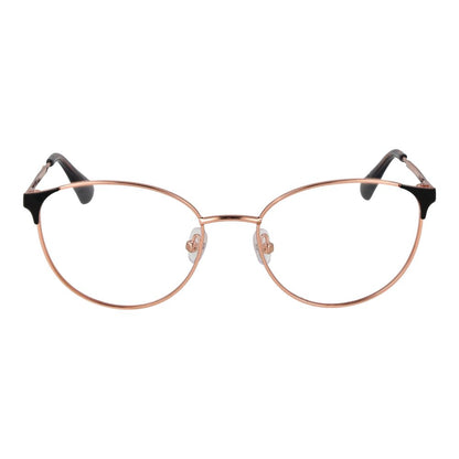 Eyeglasses Frames by Max & Co for women in metal rose-gold showcases a refined full-frame frame design with a refined rose-gold coloured frame finish for a refined and sophisticated look.