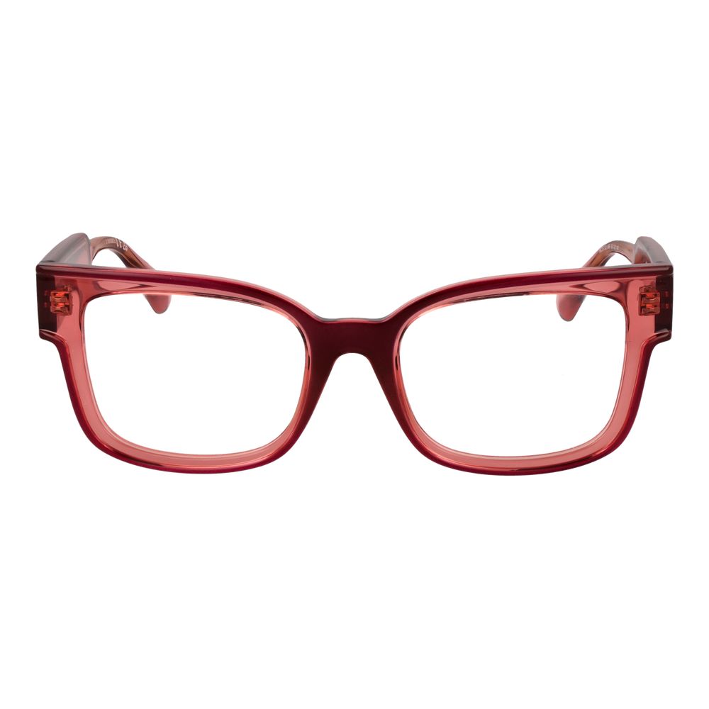 Eyeglasses Frames by Max & Co for women in stainless steel and red showcases a refined silhouette, detailed with a red coloured frame finish and a sophisticated full-frame frame design.