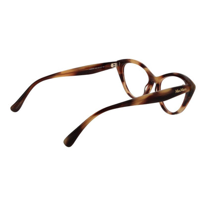 Eyeglasses Frames by Max Mara for women in brown features an refined silhouette, showcasing the refined brown coloured frame and sophisticated full-frame frame design.