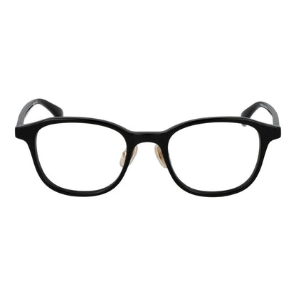 Eyeglasses Frames by Max Mara for women in acetate black features an refined silhouette, showcasing a sophisticated black coloured frame and refined full-frame frame design for a refined look.