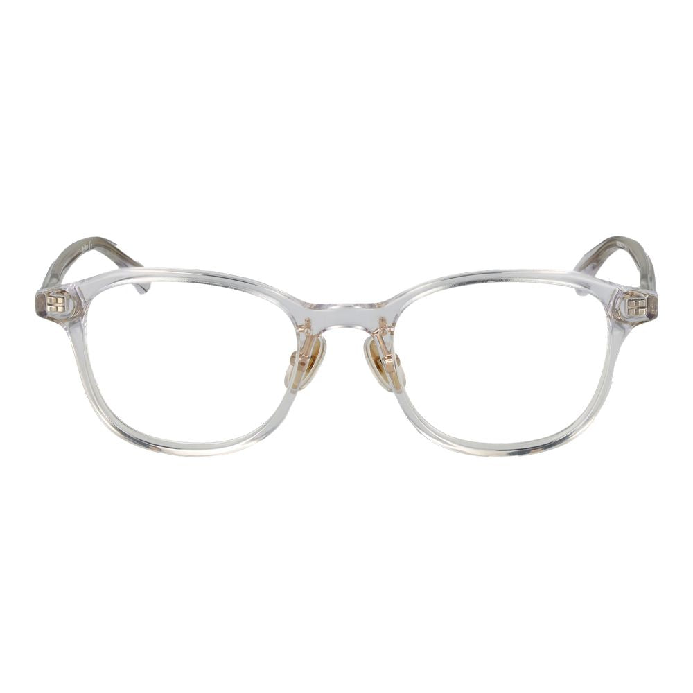 Eyeglasses Frames by Max Mara for women in acetate transparent features an refined silhouette, showcasing a sophisticated transparent coloured frame and refined full-frame frame design for a refined look.