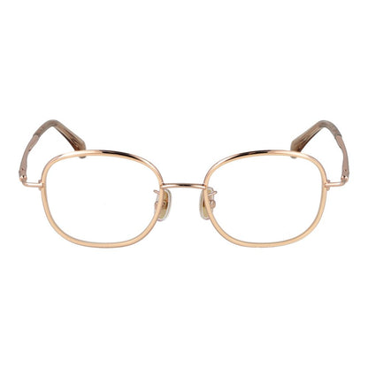 Eyeglasses Frames by Max Mara for women in metal rose-gold showcases a refined full-frame frame design with a refined rose-gold coloured frame finish for a refined and sophisticated look.