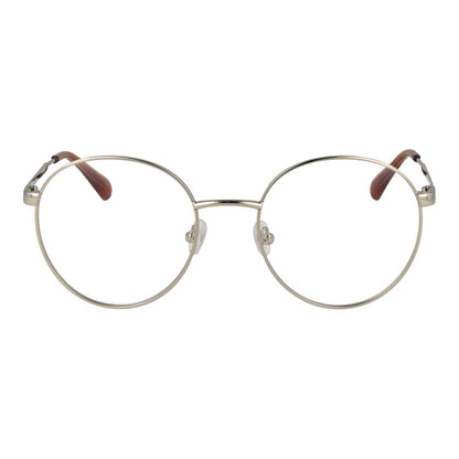 Eyeglasses Frames by Max & Co for women in metal gray features a refined silhouette, showcasing a refined gray coloured frame and full-frame frame design for a sophisticated, premium look.