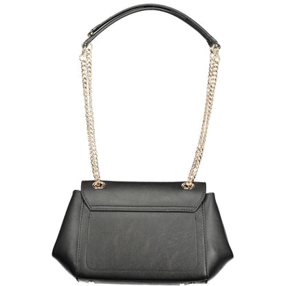 This Handbag by Guess Jeans for women in polyethylene and black presents a sculptural silhouette featuring a secure zipper, ample built-in-compartments & internal-pockets, and versatile handle for a sculptural finish.