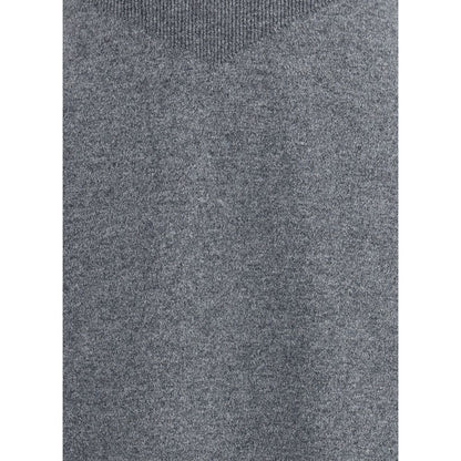 Dress by Givenchy for women in cashmere gray features an sultry silhouette defined by a and , falling to an sultry for a sultry look.