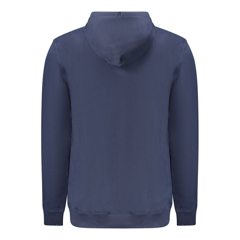 Hooded Sweatshirt Hoodie by Tommy Hilfiger for men in cotton blue & print features a authentic silhouette, showcasing a sophisticated and authentic detail for a refined finish.
