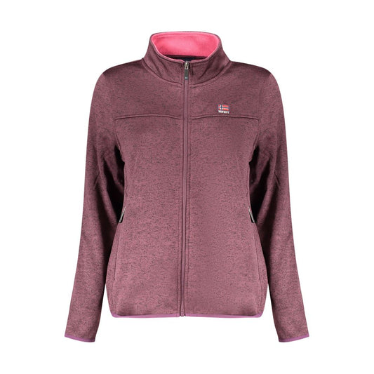 Sweatshirt by Norway 1963 for women in polyester purple showcases a slouchy chic silhouette, artfully detailed with a slouchy chic and for a slouchy chic finish.