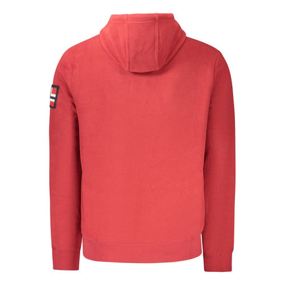Hooded Sweatshirt Hoodie by Norway 1963 for men in polyester red features an luminous silhouette, showcasing a sophisticated hooded neckline and for a truly luminous look.