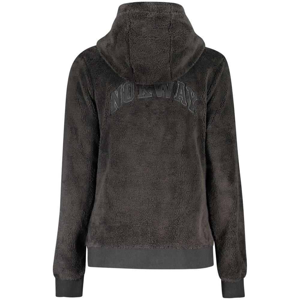 Hooded Jacket by Norway 1963 for women in polyester black features a smart silhouette, perfectly accentuated by its unique and functional pockets & hooded for a smart finish.
