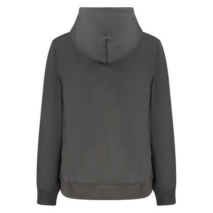 Hooded Sweatshirt Hoodie by Tommy Hilfiger for women in cotton polyester black showcases a city-ready silhouette, artfully detailed with a signature and for a city-ready finish.