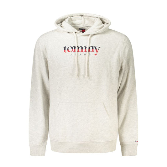 Hooded Sweatshirt Hoodie by Tommy Hilfiger for men in cotton gray & print showcases a city-ready silhouette, artfully detailed with a signature hooded neckline and for a city-ready finish.