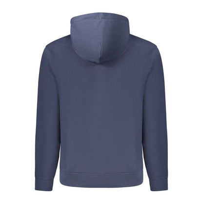 Hooded Sweatshirt Hoodie by Tommy Hilfiger for men in cotton polyester blue features an dramatic silhouette, showcasing a sophisticated and dramatic for a refined, modern aesthetic.