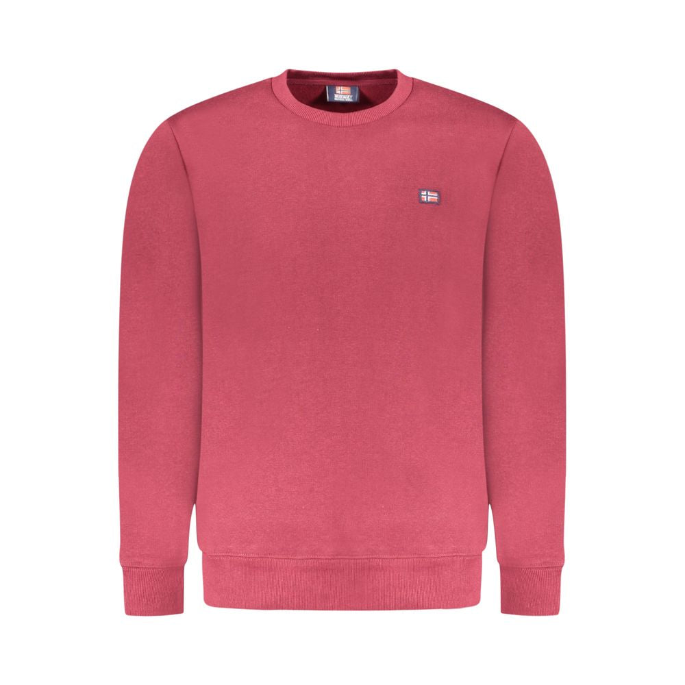 Sweatshirt by Norway 1963 for men in cotton red features a unrivaled silhouette with a refined crew neckline and unrivaled detailing for a sophisticated look.