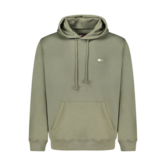 Tommy Hilfiger Men's Cotton Hooded Sweatshirt Hoodie - Green