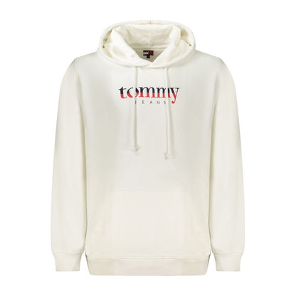 Hooded Sweatshirt Hoodie by Tommy Hilfiger for men in cotton white features an luminous silhouette, showcasing a sophisticated hooded neckline and for a truly luminous look.