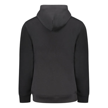 Hooded Sweatshirt Hoodie by Tommy Hilfiger for men in cotton black & signature features a slouchy chic silhouette, detailed with a slouchy chic and a signature for an elevated aesthetic.