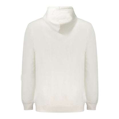 Hooded Sweatshirt Hoodie by Tommy Hilfiger for men in cotton white features a slouchy chic silhouette, detailed with a slouchy chic and a signature hooded neckline for an elevated aesthetic.