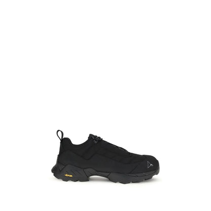 Athletic Sneakers by ROA for men in bos taurus calf leather & nylon black features an stately silhouette, showcasing the signature athletic style of the Men's Athletic Bos Taurus Calf Leather & Nylon Sneakers collection with a truly stately finish.