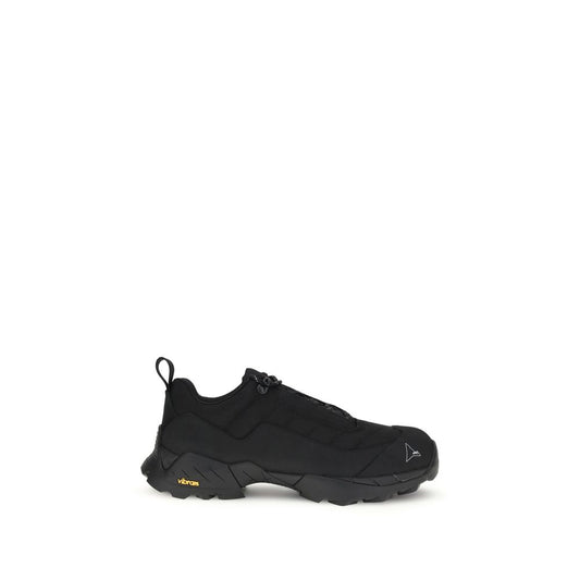 Athletic Sneakers by ROA for men in bos taurus calf leather & nylon black features an stately silhouette, showcasing the signature athletic style of the Men's Athletic Bos Taurus Calf Leather & Nylon Sneakers collection with a truly stately finish.