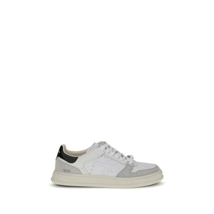 Sneakers by Premiata for men in bos taurus calf leather white presents a sumptuous silhouette from the Men's Low Top Bos Taurus Calf Leather Sneakers collection, showcasing a sumptuous low-top style for an elevated aesthetic.